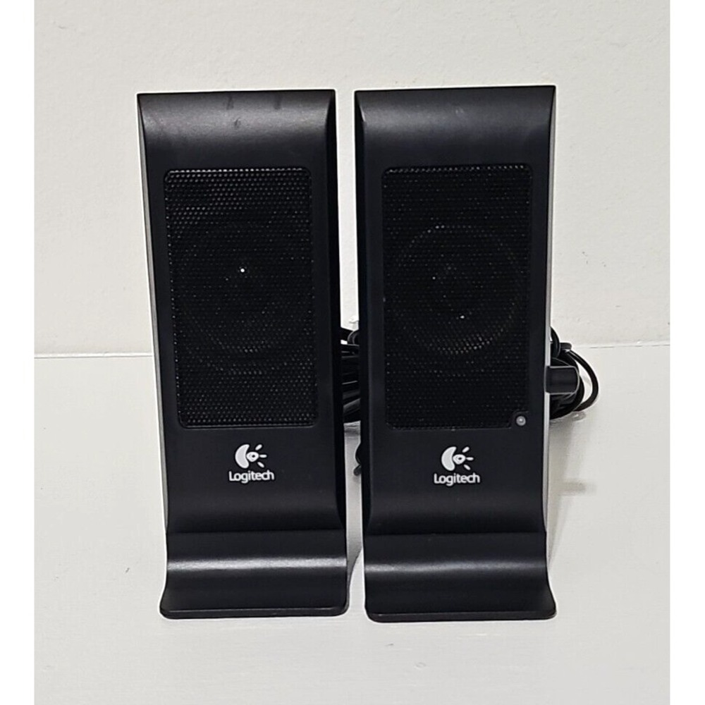 Logitech S-100 BLK Speaker System Black Works